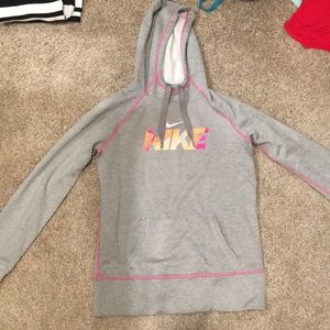 super comfortable gray nike hoodie